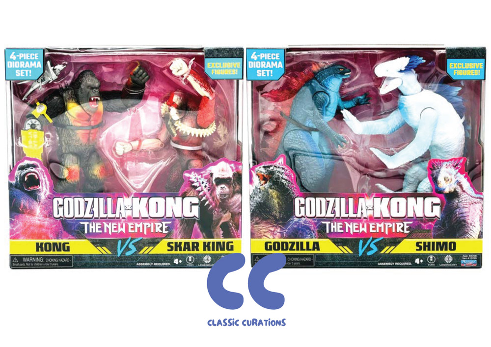 Godzilla X Kong: The New Empire Exclusive Action Figures Diorama Set -You Choose