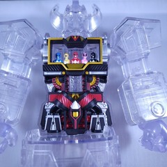 Super7 Cyborg Mighty Morphin Power Rangers Megazord Clear Figure – No Box