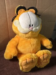 Garfield 25 Years Limited Edition Plush Cat 17” Stuffed Animal Orange EUC