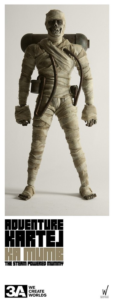 ThreeA (3A) Adventure Kartel (AK) Green KA Mumb 1/6 SEALED Ashley Wood