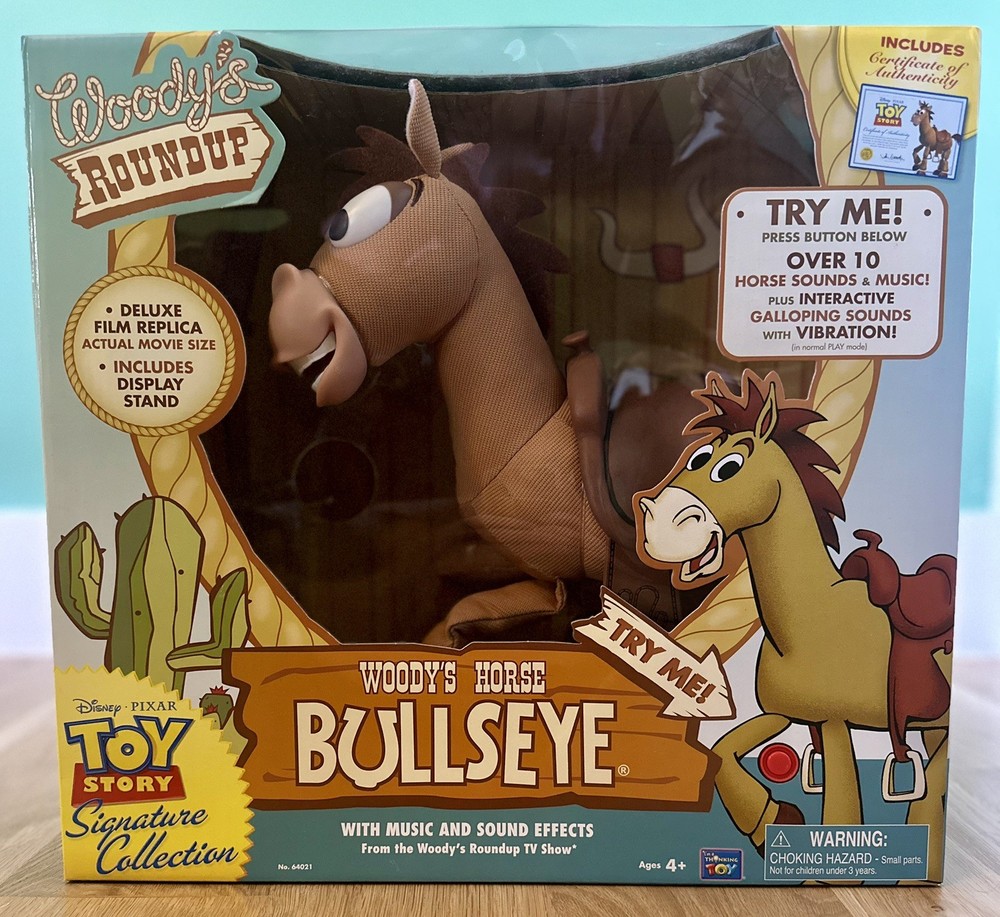 NEW TOY STORY Signature Collection BULLSEYE Deluxe Movie Replica Thinkway NIB
