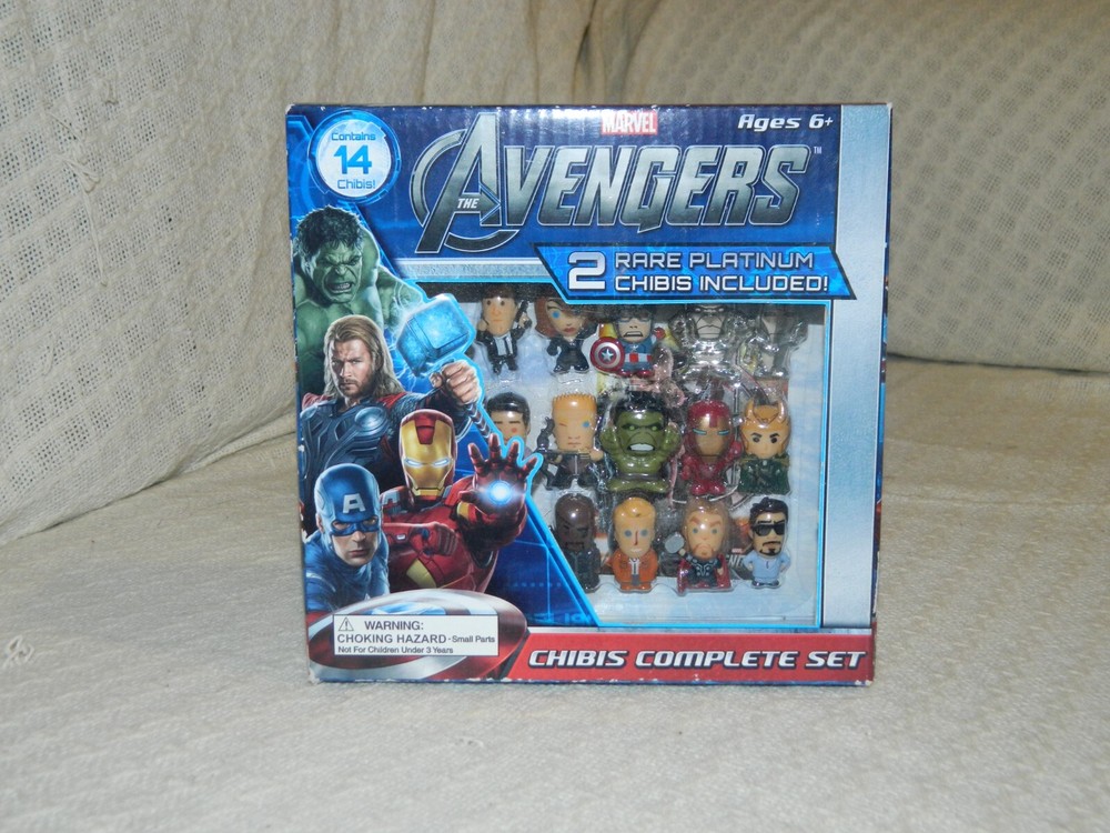 2012 Bulls I Toys Marvel Avengers Chibis Complete Set NEW