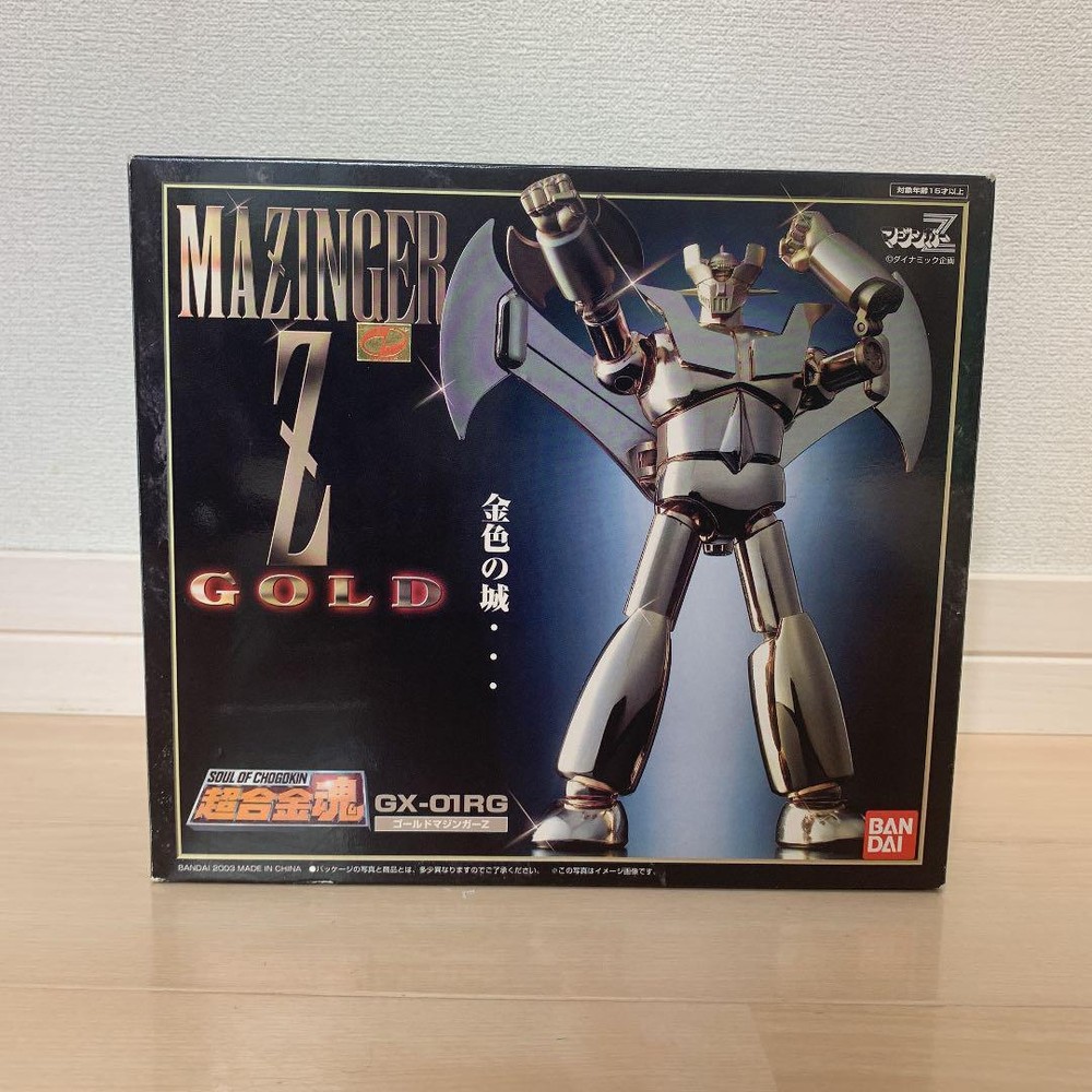 Soul of Chogokin GX-01RG Gold Mazinger Z Normal Edition Action Figure BANDAI