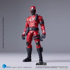 HIYA 1/18 G.I.JOE Cobra Crimson Guard Action Figure In Stock