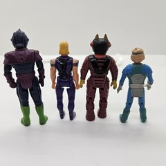 Vintage Action Figure Lot Of 4 Dino Riders Battletech Sky Commander Mixed Lot