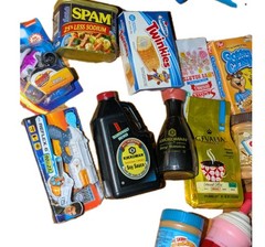 Zuru Mini Brand Toys Lot of Mixed Items Mini Brands Big Lot Shopping Carts Candy