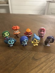 Disney Doorables Inside Out Mixed Lot of 8 Anxiety Anger Embarrassment Sadness