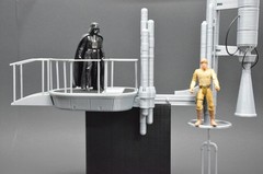 STAR WARS BESPIN DUEL PLAYSET CUSTOM DIORAMA 1:18 3.75″ SCALE FIGURE
