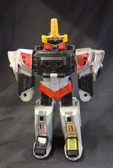 Power Rangers Time Force Shadow Force Red Megazord Zord 8” Figure AS-IS