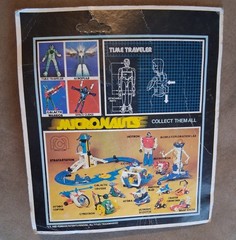 Vintage 1976 MICRONAUTS Blue Time Traveler Figure MEGO MOC New On Unopened Card