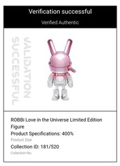 ROBBiART – 400% Love in the Universe, Limited Run #181/520 (Valentines Day 2024)