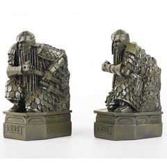 Hobbit The Lonely Mountain EREBOR Lord of The Rings Dwarf Bookends 1 Pair New