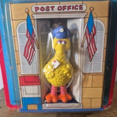 Big Bird Post Office, Sesame Street Collectibles, 1987, NEW, Tara, vintage