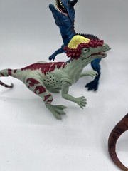 Kid Galaxy Dinosaurs Lot of 5 TRex Triceratops Stegosaurus Dilophosaurus