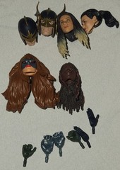 Action Figure Parts And Accessories Lot