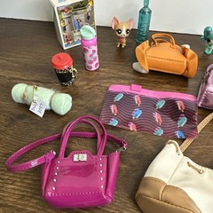 Zuru Mini Brands Fashion Bags Lot Plus Extras Barbie Accessory Laptop Dolls
