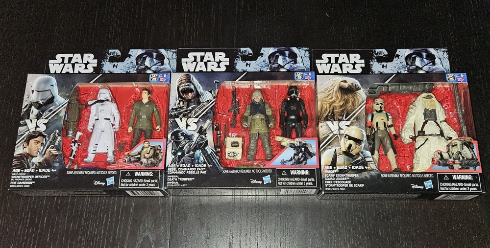 Star Wars Rogue One VS Figures Lot Moroff Baze Malbus Pao Poe Dameron Scarif New