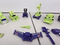 Vintage G1 Transformers Constructicons Devastator Hasbro 1985