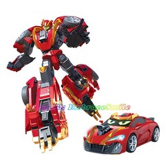 Metal CardBot Red Blitz Transforming Robot & Sports Car S-RedBlitz Figure Toy