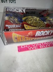 Jakks Pacific Rocky Balboa Championship Belt Sylvester Stallone AFA 80 NEW 🔥