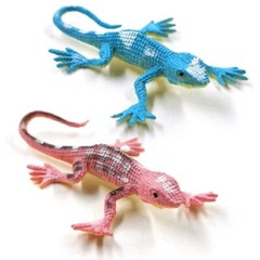 12pcs Simulation mini Lizard Reptile Animal Miniature Art Toy Figure Doll