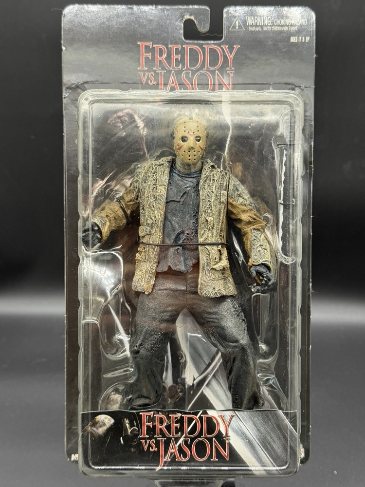 NECA REEL TOYS FREDDY VS JASON JASON VOORHEES FIGURE Rare HTF Collector OwnedNIB