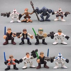 Random 10x Playskool Star Wars Galactic Heroes 2.5in. Action Figure Boy Kid Toy