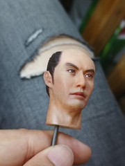 1/12 Japanese samurai soldiers Head Sculpt Fit 6” Male Action Figure Body Toy