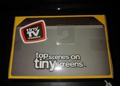 Tiny TV Classics Jurassic Park Mini Working Collectible TV Retro Desk Toy New