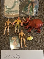 Disney Tarzan Kids Meal Toy Figure Moveable limbs Clean Elephant lot of 7