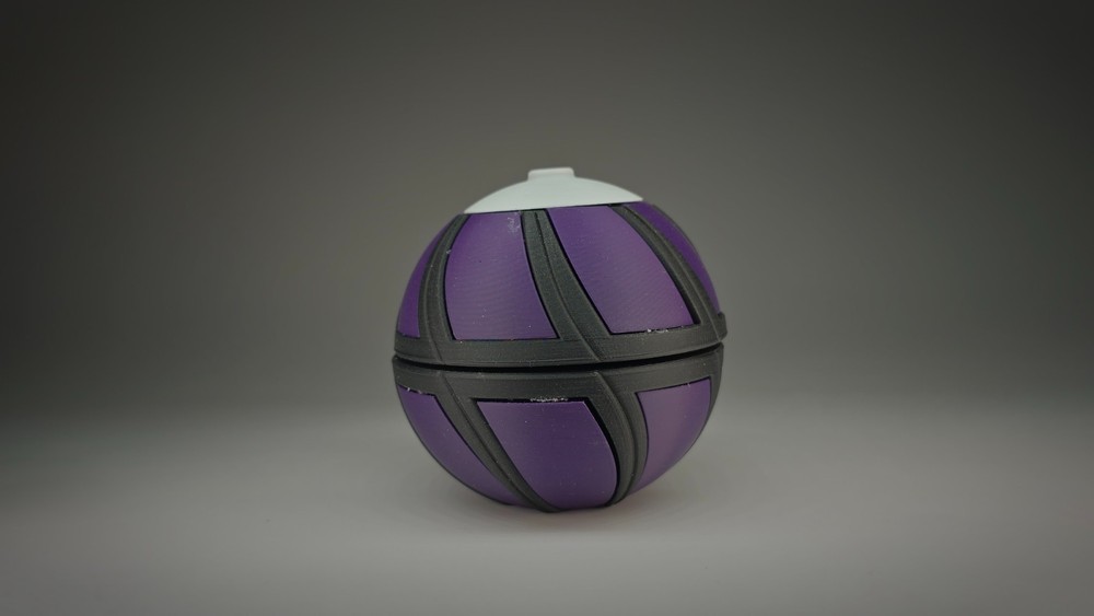 Dark Ball | Classic 3D Printed Pokéball