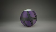 Dark Ball | Classic 3D Printed Pokéball