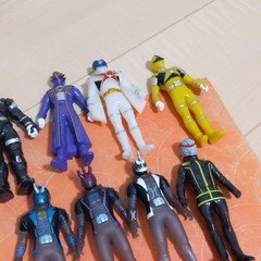 Kamen Rider Sofubi Figures Set 11cm Vintage Collectible Authentic