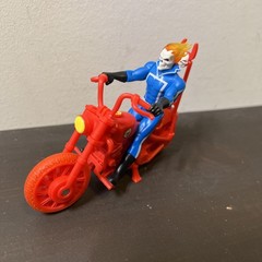 2023 Marvel Retro Ghost Rider Johnny Blaze 3.75″ Figure & Motorcycle Loose