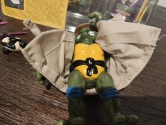 1994 Playmates TMNT Undercover Leonardo Purple accessories loose complete