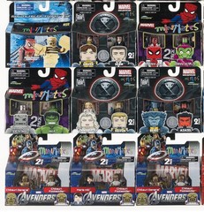 Marvel Minimates Lot of 42 Featuring X-Men, MCU Tie-Ins, & More (Diamond Select)