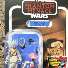 Star Wars TVC TPM Lot: Ratts Tyerell w/Pit Droid & Daultay Dofine NEW *Unpunched