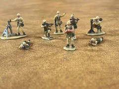Galoob Micro Machines Military Figures Army Men Soldiers Tan Lot of 8 Unique