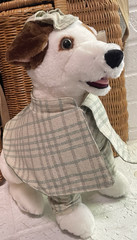 VTG Wishbone Sherlock Holmes Plush Dog 1996 Big Feasts! Jack Russell Terrier PBS