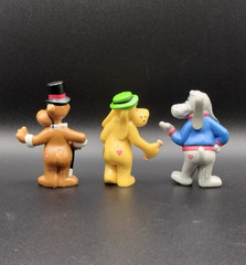 11 X Pound Puppies Miniatures Vintage 1986 Tonka Dog Cat Catcher Set Lot O 23
