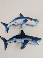 Blue Shark Ocean Animal Toy PVC Action Figure Doll Kids Toys Party Gifts