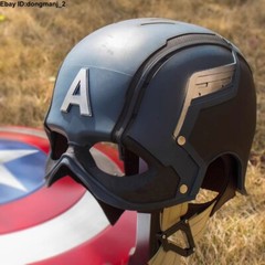 New Cattoys 1:1 Captain America Wearable Helmet Replica Cosplay Prop In Stock