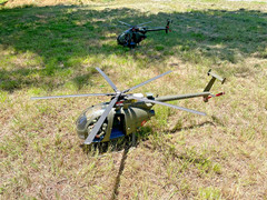 21st Century GI Joe 12″ 1/6 scale Ultimate Soldier Loach helicopter, COMPLETE