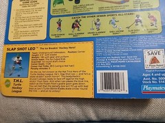 Tmnt Slap Shot Leo Teenage Mutant Turtles Leonardo Bio Card Back Hockey Rink