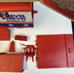 Vintage 1973 IDEAL EVEL KNIEVEL SCRAMBLE VAN SET W/ RAMP,BIKE,TRAILER,