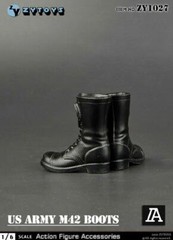 1/6 U.S. Army M42 Combat Boots Black Shoes for 12″ figure Phicen hot toys❶USA❶