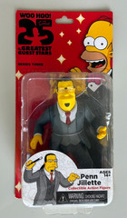 Neca Simpsons Series Three Penn Jillette WooHoo!