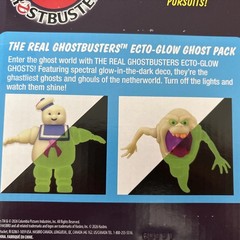 The Real Ghostbusters Ecto-Glow Classic Ghosts Slimer & Stay-Puft Action Figures