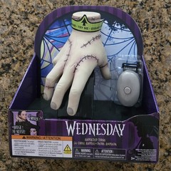 Wednesday Animated Thing Remote Control Hand Just Play NEW 2024 Addam’s Family