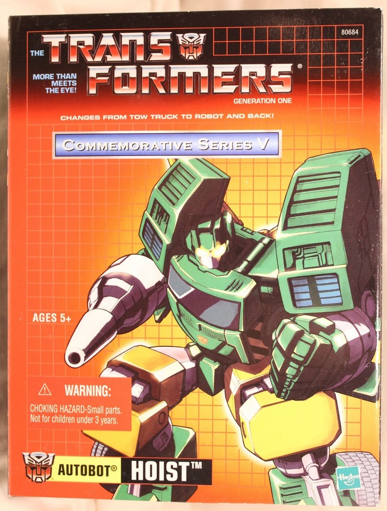 G1 Transformers Commemorative Series V Reissue HOIST 2003 Hasbro SEALED